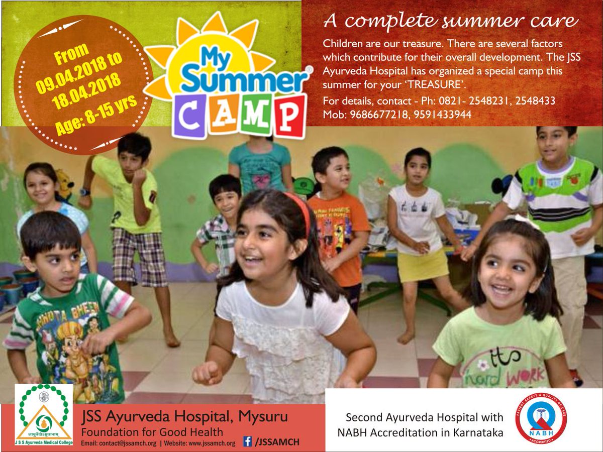 JSSAyurvedahosp's tweet photo. #Summercamp#childrenfun#yogaactivities #personalitydevelopment #09.04.18⛹️‍♂️🧘‍♂️🧘‍♀️🚴‍♂️ https://t.co/d1uZhhbx4j