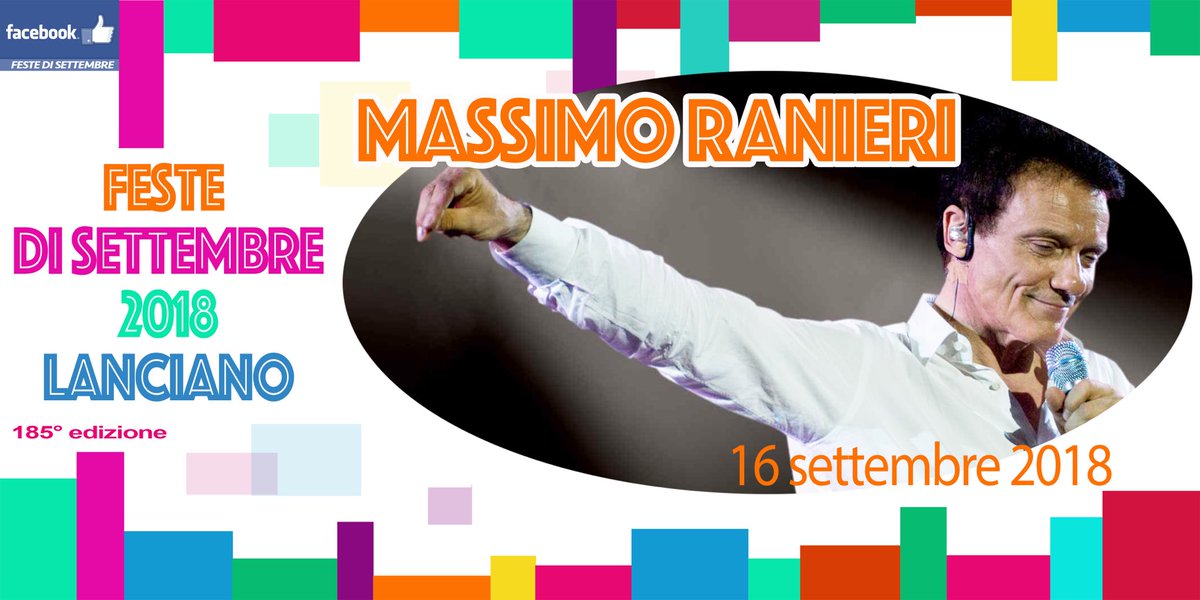 Festesettembre's tweet photo. Non fa mai spettacoli in piazza... ma per Lanciano ha fatto un’eccezione... alle #festedisettembre #lanciano 2018 ci sarà Massimo Ranieri!!! #massimoranieri #sognoesondesto https://t.co/UgVtPLGYXX