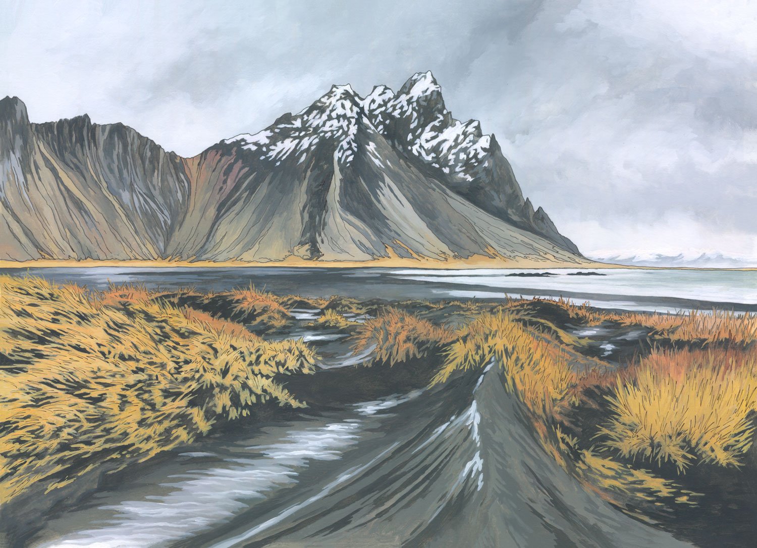 Vestrahorn Mountain Iceland