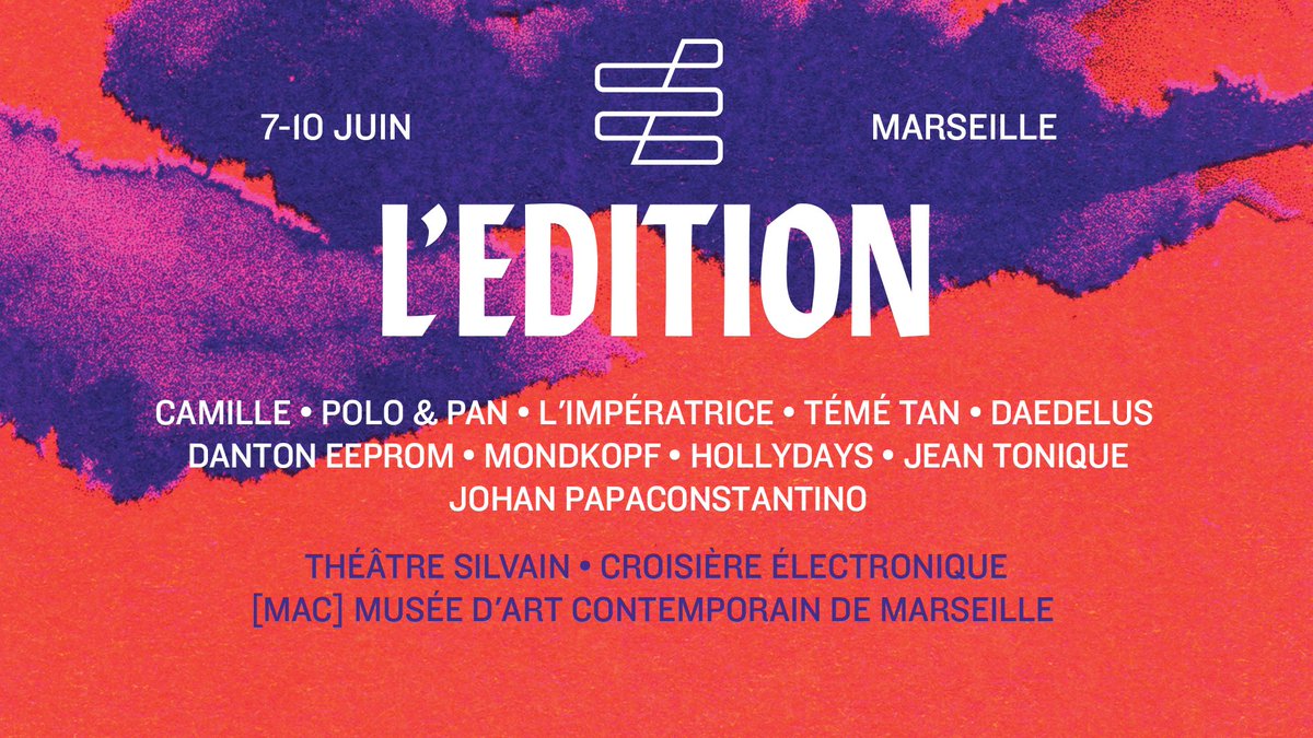 ledition_fest's tweet photo. ☀️ PROG @ledition_fest ☀️

@Polo_and_Pan
@Imperatrice__
@dantoneeprom 
@TEME_TAN
@Hollydaysband
@Daedelus
@Mondkopf
#JohanPapaconstantino
@jeantonique 

Infos - https://t.co/Tzeg449C4j
Tickets - https://t.co/2ceEAz34NH

Création ©Elodie Lascar https://t.co/gOF2CADjiX
