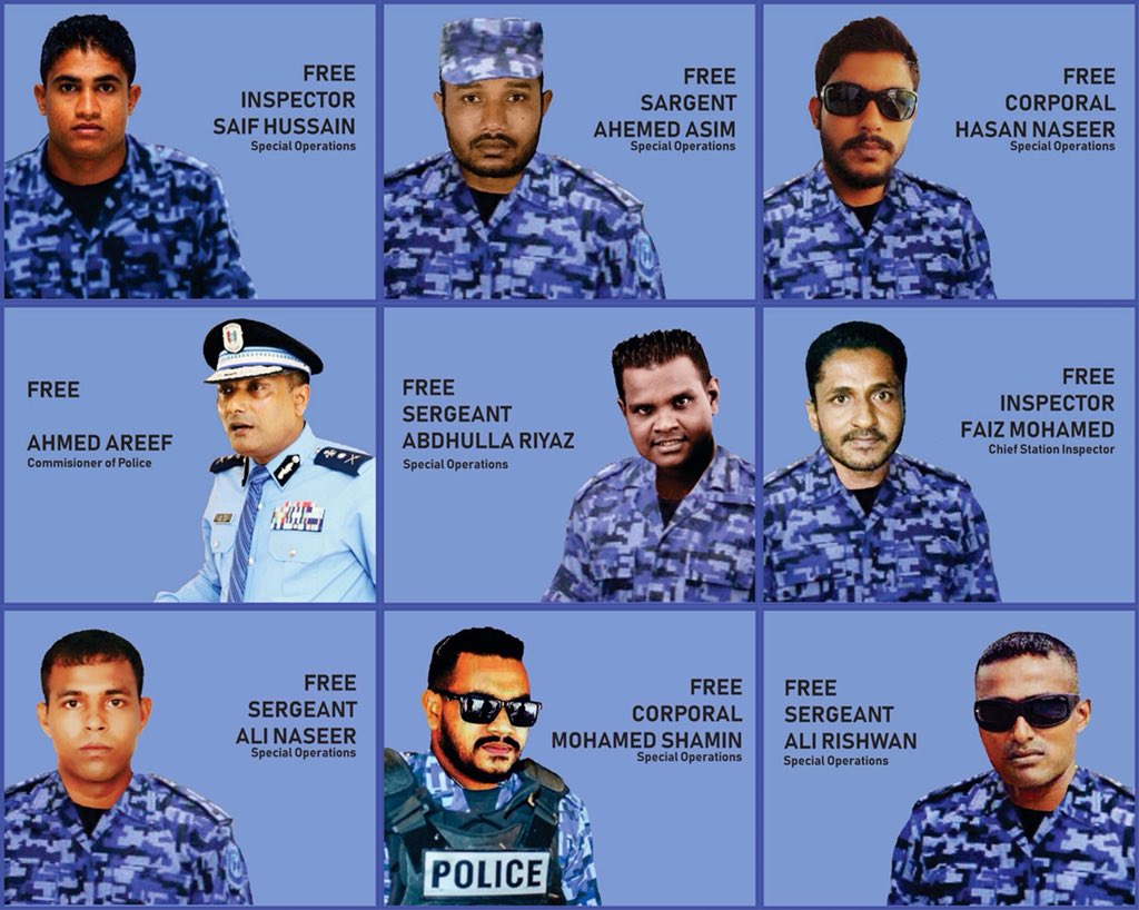 faraa_farhaan's tweet photo. #MaadhanKaaku?
#FreeCPAreef
#FreeSOSaif
#FreeSOAsim
#FreeSONaseer
#FreeSORiyaz
#FreeSOFaiz
#FreeSOAliNaseer
#FreeSOShamin
#FreeSOAliRishwan
@PoliceMv @judiciarymv
#FreeAllPoliticalPrisoners https://t.co/jIm2vgwO5t
