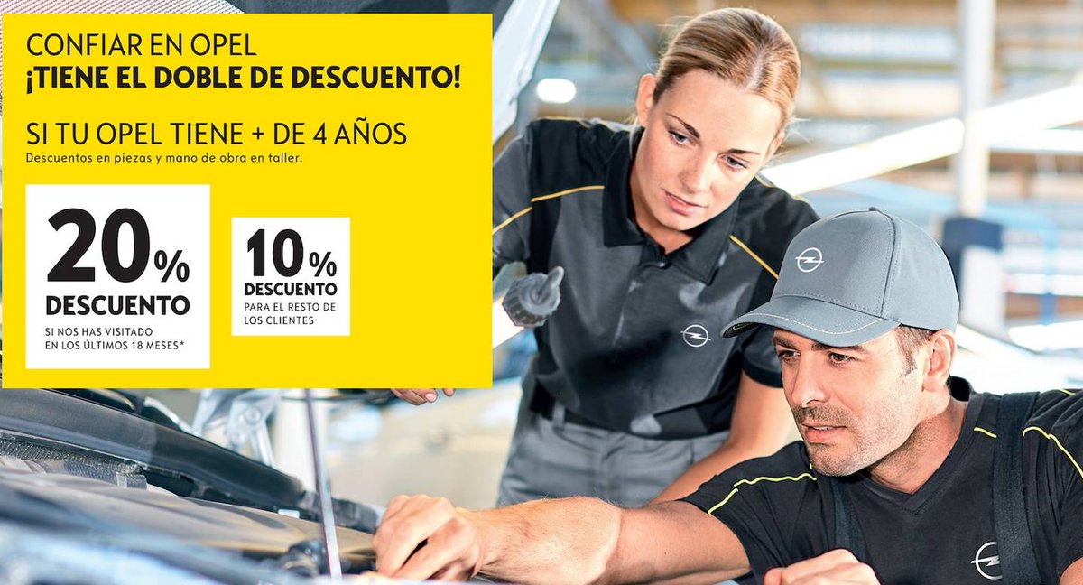 OrmautoOpel's tweet photo. ✳ Premiamos tu fidelidad con hasta un 20% de descuento. Infórmate 👉 https://t.co/LNWXiAUi1D #VivimosLosClientes #Albacete https://t.co/SpAebUIe8z