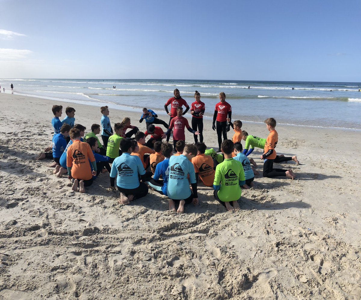 SurfEmporium's tweet photo. Stoked to welcome Shrewsbury School, one of UKβs leading co-educational independent schools, to Surf Emporium for a fun, group surf lesson! ππΌπ¬π§ #surfemporium #learn2surf #shrewsburyschool #schoolgroup #uk #unitedkingdom #sportstravel #groupsurflesson #fun #beach #capetown https://t.co/2KWQo3jGkh
