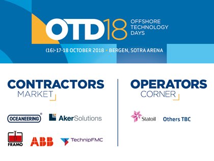 offshoredays's tweet photo. At OTD2018 we are pleased to introduce a new meeting place called the Contractors Market. We also repeat the success from OTD2017 and introduces Operators Corner. Book one - to - one meetings with the participating contractors &amp; operators. #otd2018 #Oil https://t.co/nBVZwIkZNS