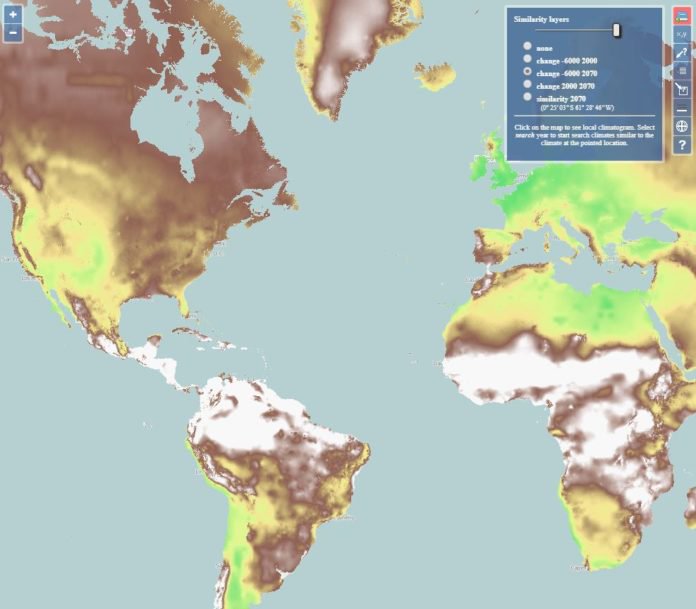 sonarqpaisajes's tweet photo. "Mapa interactivo climático" del mundo para estudiar las modificaciones alrededor de la Tierra que nos puede ayudar a predecir #CambioClimático.
#ClimateEx realizado por investigadores de Universidad Cincinnati. Aquí: https://t.co/1KDMXCJ9cH https://t.co/seVgW5u83F