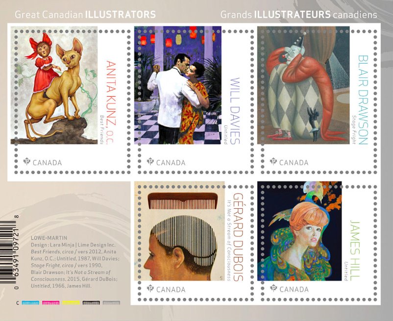 ChrisCrosbie's tweet photo. Honouring an amazing OCAD U alumnus: The late Will Davies designed over 500 Harlequin romance covers — now there's a Canada Post stamp in his honour | CBC News https://t.co/HBsTGPxv6Z https://t.co/uLb6bnv3pa