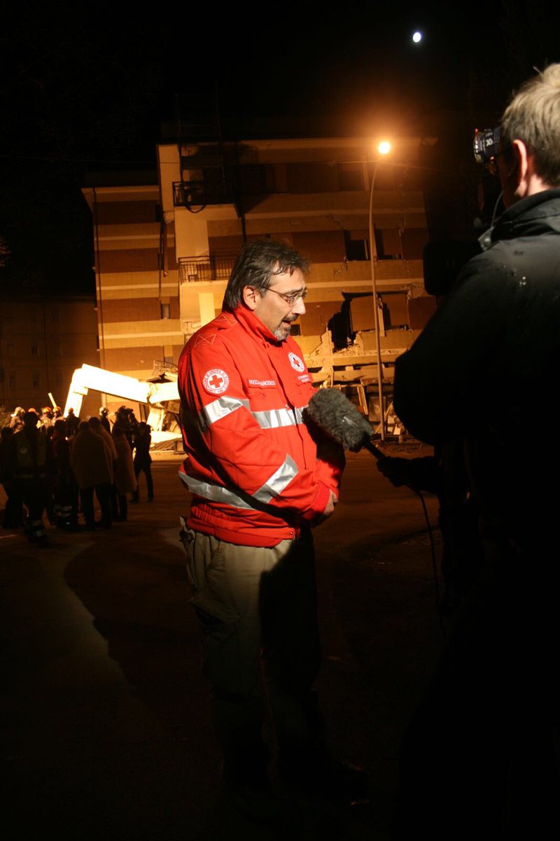 Francescorocca's tweet photo. 9 years ago a terrible earthquake hit L’Aquila. I met on the field people who taught me dignity and resilience. I will never forgot generosity and solidarity from all around the world. I will never forget those days and the great answer of @crocerossa #6Aprile https://t.co/MYH2ToToGB