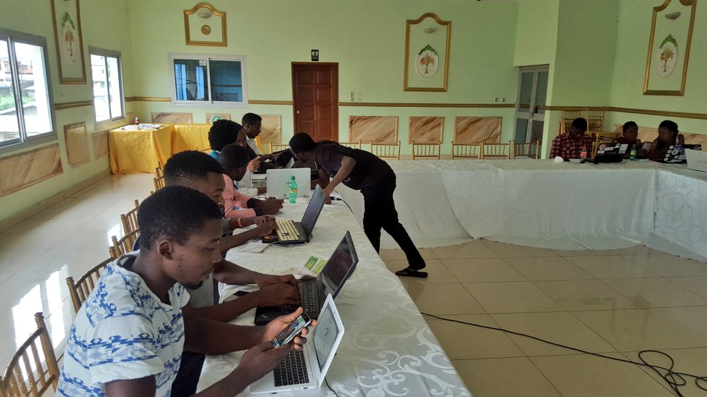 3ch310n's tweet photo. @wikidata #event organized by the @WikimediaCM piloted by
@AlangiDerick , @newDeal23
How can @digitalRenter benefit from the vast #wikidata #infrastructure?
#siliconmountain #hackerton #editathon #contentcreation #Crawling https://t.co/ONCbnaLiDS