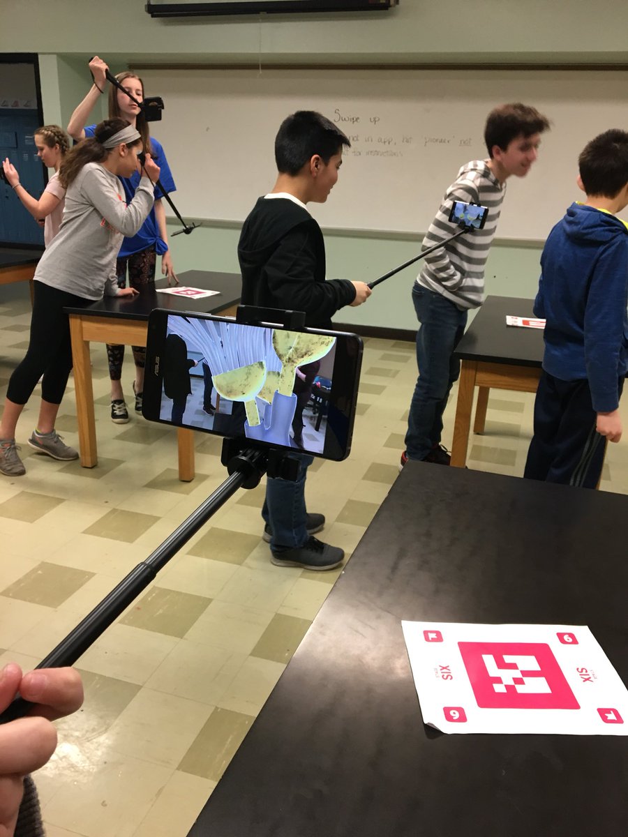 Thanks to <a href="/GoogleForEdu/">Google for Education</a> we had an opportunity to check out space, sea life, sever weather and more with AR! <a href="/SASD_IV/">Indian Valley MS</a>