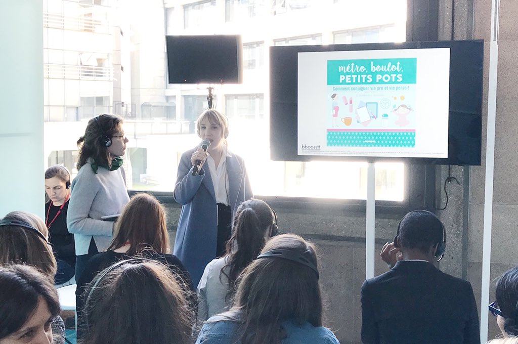 Un programme Back to Work proposé par l’entreprise - fait de petits gestes et de plus grandes mesures -, mais aussi la solidarité entre mamans sont les clés d’un bon retour au travail, après un congé maternité. [Emmanuelle Kuzmiak, <a href="/ShowroompriveFR/">Showroomprive.com</a>] #ElleActive