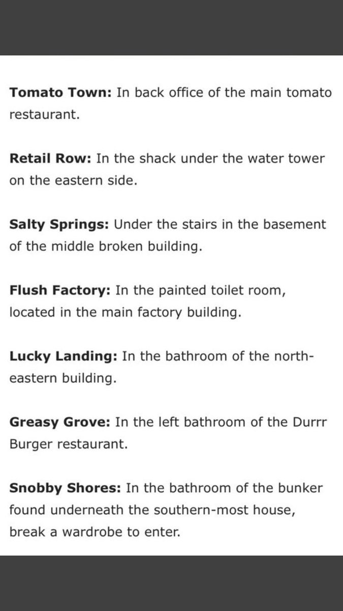 strich77's tweet image. All the hidden gnomes #week7challenges #fortnite