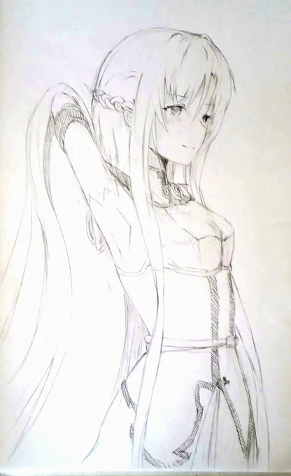 新学期入ってあんま絵描けてないから過去絵上げる(  ‾ー‾)ノ
線画を極めたいんじゃ!
#絵描きさんと繋がりたい 