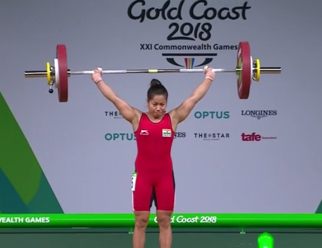 Congratulations to #SanjitaChanu who clinched India's second gold medal at The Commonwealth Games in the 53kg category. #GC2018 #GC2018Weightlifting