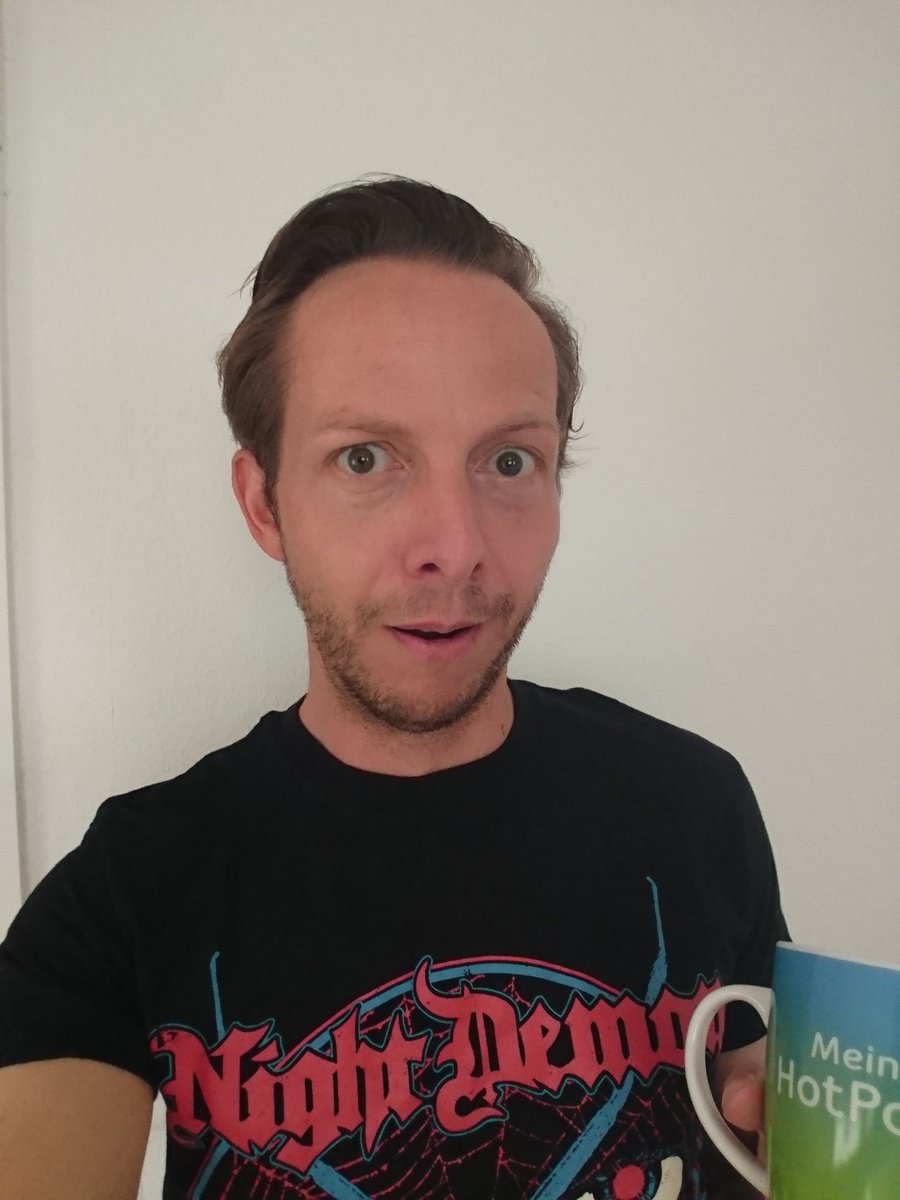 #bandshirtfriday in new the company. Same same but different. Today with @NightDemonBand. 
What about <a href="/pManderfeld/">Peter Manderfeld</a> and @FI5CHER