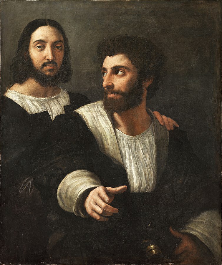 GiuseppeTurrisi's tweet photo. “Dove l’on sòle disiar di parlar, più riman fioco.”
#Raffaello
(Ritratto con amico, 1518)
~#6aprile 1483~
#TaleADay #BOTD #NatiOggi #ArtLovers #Culture #twitART @RitaCobix @Navymat @albert_cunill @FelixArtItaly @69quietgirl @barrywyman2356 @agustin_gut @ATrueArt @ARTSalamode https://t.co/7ebhZmy9vv