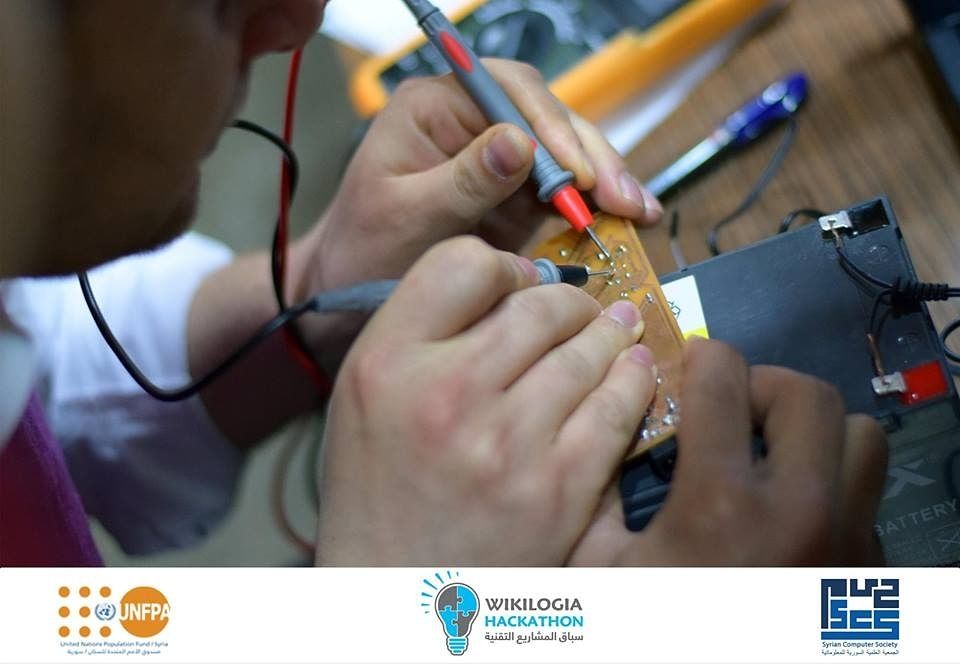 max_f_diana's tweet photo. #DYK @UNFPA - while supporting life-saving #humanitarian work, also supports #youth empowerment helping them fulfill their potential & bring about positive change through #tech
Thanks @Wikilogia & #SyrianComputerSociety for organizing #Hackathon in #Aleppo
@UnfpaSyria #YouthNow https://t.co/nP8lb5vTbz