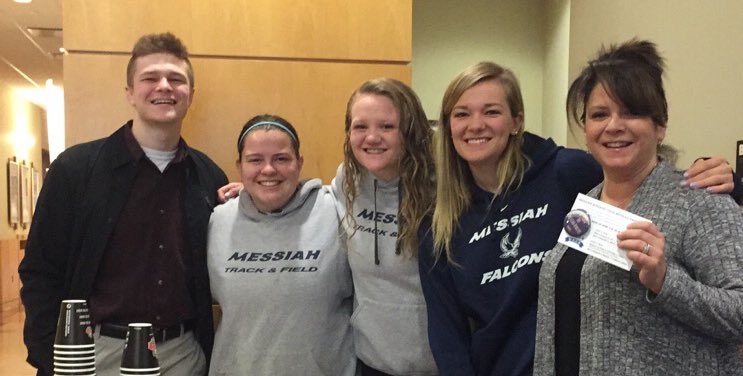 Messiah athletes love Messiah employees. They gave me a gift of coffee to start my day!  Love these students!!  #GoFalcons #WhyD3 #ItsGonnaBeAGreatDay