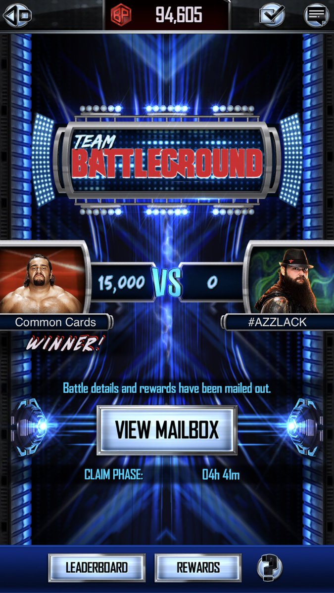 CommonJP18's tweet photo. @WWESuperCard
Our highest TBG rank - #32
#WWESuperCard #PutUsOver https://t.co/AesozphTRp
