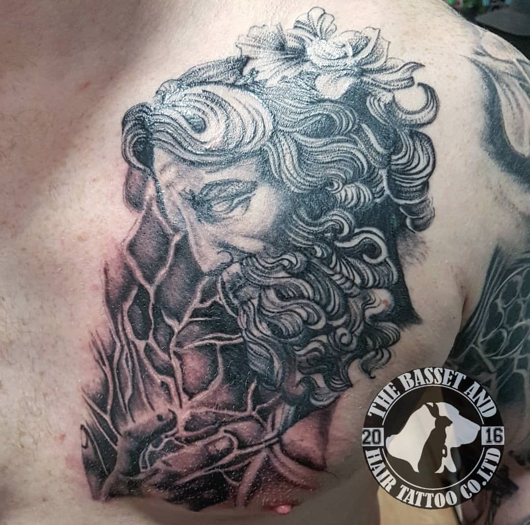 Zeus vs Hades Greek God Temporary Sleeve Tattoos| WannaBeInk.com