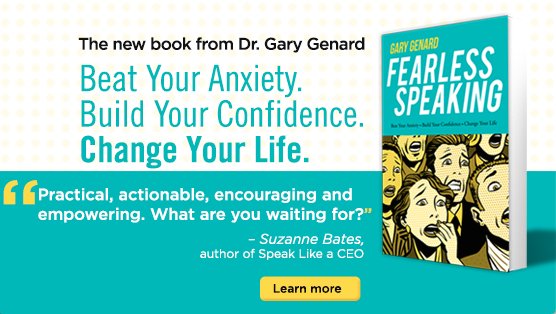 GaryGenard's tweet photo. Permanently overcome your fear of public speaking! FEARLESS SPEAKING. PB & e-book https://t.co/TuSibNY960 @GaryGenard #FearlessSpeakingBook #fearofpublicspeaking #stagefright #book #nonfiction #author #amwriting #anxiety #phobia #socialanxiety #fearless #confidence https://t.co/6G8EHUC77l