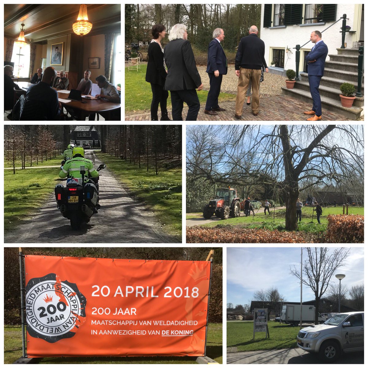 Maatschappij van Weldadigheid (@frederiksoordnl) on Twitter photo Er wordt hard gewerkt en geoefend in <a href="/Kolonienvw/">KoloniënWeldadigheid</a> ,want op 20 april viert de Maatschappij van Weldadigheid haar 200 jarig bestaan in aanwezigheid van de Koning! Wil je erbij zijn? Kom dan om 12 uur naar het hart van Frederiksoord en beleef een uniek theaterspektakel! Er wordt hard gewerkt en geoefend in <a href="/Kolonienvw/">KoloniënWeldadigheid</a> ,want op 20 april viert de Maatschappij van Weldadigheid haar 200 jarig bestaan in aanwezigheid van de Koning! Wil je erbij zijn? Kom dan om 12 uur naar het hart van Frederiksoord en beleef een uniek theaterspektakel!