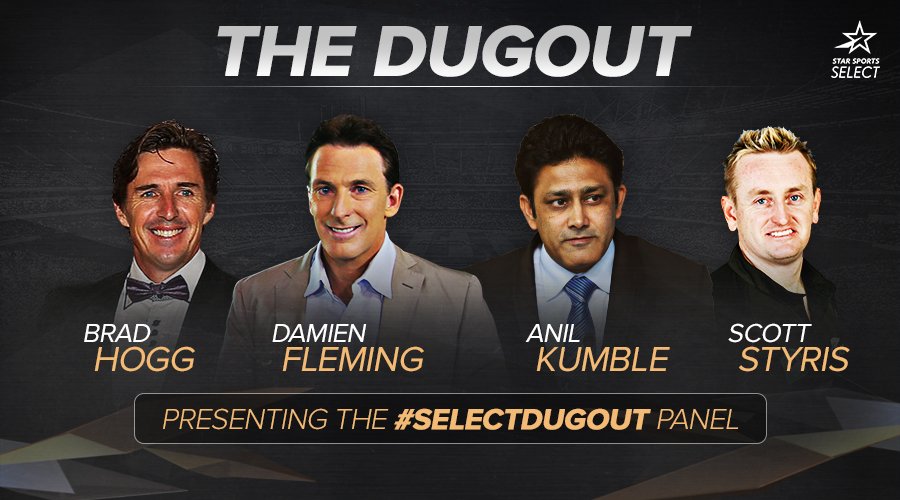 StarSportsIndia's tweet photo. 1⃣5⃣2⃣0⃣ - the number of international wickets shared between them all! Join the #SelectDugout on Star Sports Select to be bowled over by their expert analysis and wit! https://t.co/CQvk3cyksc