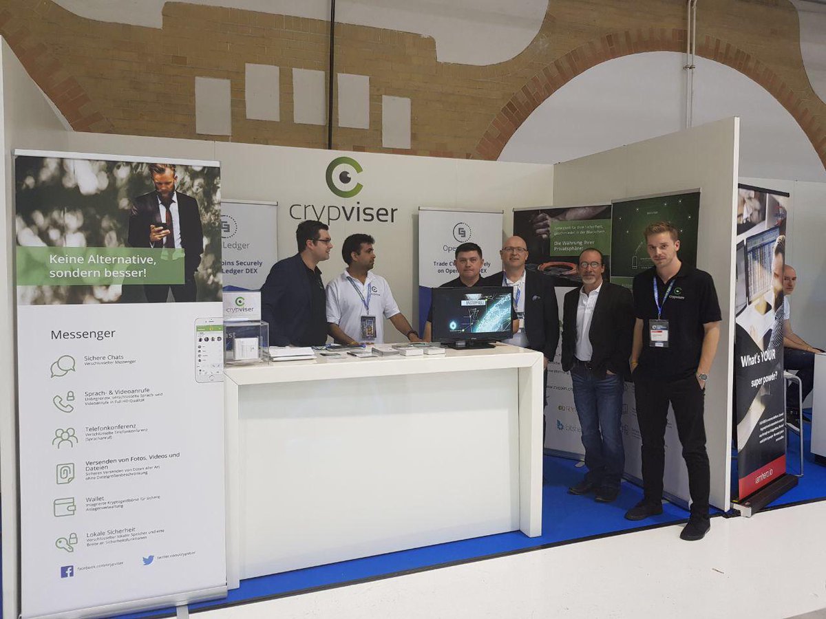 OpenLedgerDC's tweet image. Photo from yesterday! Ronny Boesing and #Crypviser team in Berlin!
#OpenLedger #blockchain #fintech #C3CryptoConference

@crypviser