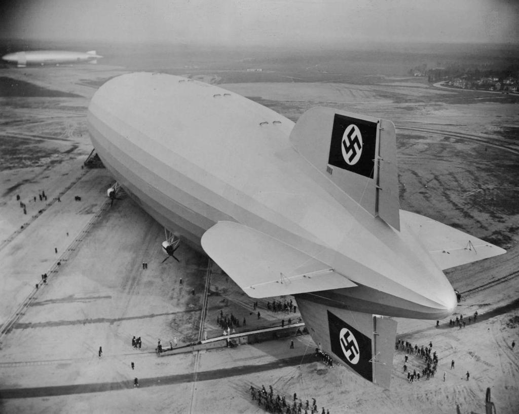 What Did Hindenburg Class Airship Look Like  in 1936 