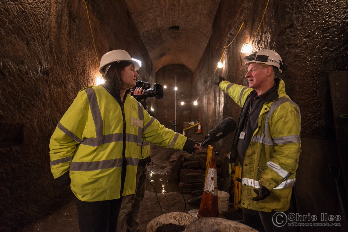 FoWT's tweet photo. We were delighted to welcome @PeterAdamSmith with an @itvnews film crew to Mason St on Wed. Filming for a news feature on the progress of our #BigDig2 in the #BanquetingHall. We will be featured on #ITV News at Ten, tonight (06/04/2018). Be sure to tune in. Hope you enjoy it 🙂 https://t.co/mmHYRqJKp9