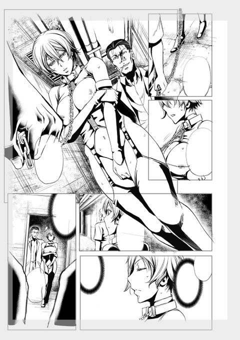 やっとペン入れが終了しました。現在背景やってます。今回はダークな作風を意識しましたのでかなりベタ使いまくりですwなのでペン入れにいつもの倍くらい時間かかっちゃいました 