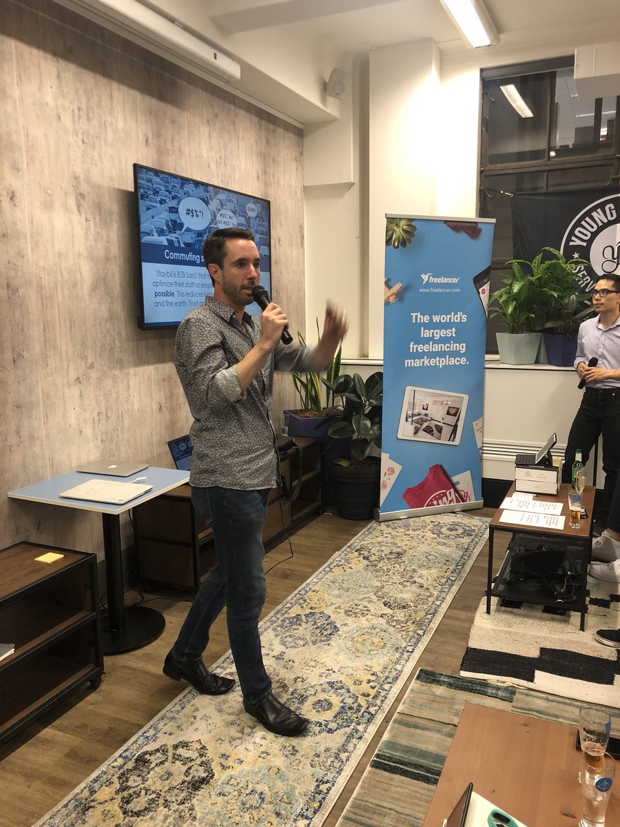 Fishburners's tweet photo. Another super inspirational pitch night at Sydney @fishburners tonight!! Massive thank you to @freelancer for sponsoring!! Congrats to Chad from Cancer Blueprint for winning! #startups #entrepreneur #pitches #sydney https://t.co/dWVbGPUQ8r