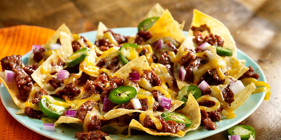 Grand lux asian nachos