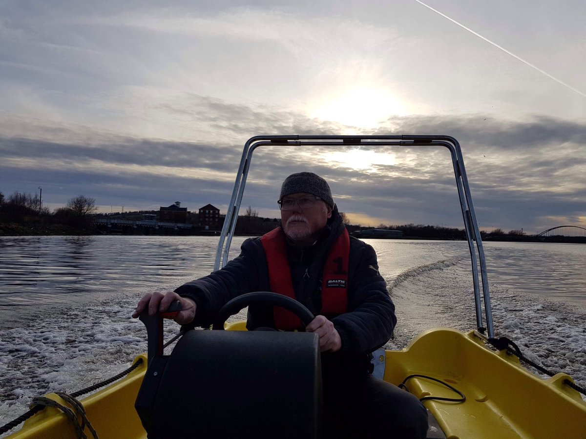 gatesheadcrc's tweet photo. Thanks to @Sport_England for our great new safety boat we are back on the Tyne #rowgateshead https://t.co/sCXgtek27x