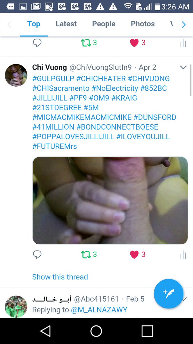 ChiVuongSlutIn9's tweet photo. @effeminatescott where are you? Log into twitter l we can all play im a lot more slutty now than b4 when u stuffed my ass and #ANALCHI BUT NOW #CHISUCKSCOCK & #DEEpTHROATCHI #facefuckchi #throatingchi #FACIALCHI AND #GETDOWNONIT #GIVEMETHOSEEYES @jebbarjames @ZumbaqFab #chivuong https://t.co/x2SSalNkeA