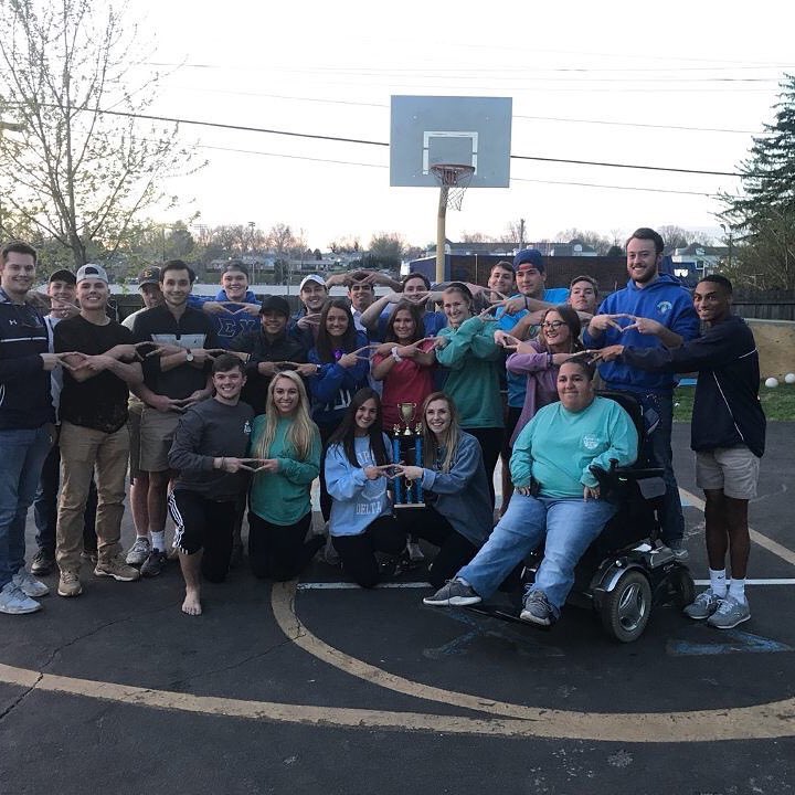 ETSUSigmaChi's tweet photo. Congratulations to @ADPI_ETSU on winning 🏆Derby Days in an extremely close competition!  The real winner this week is @huntsmancancer as we raised over $3,000! #GenerationToEndCancer #ΣΧ https://t.co/CcXWL5w60E
