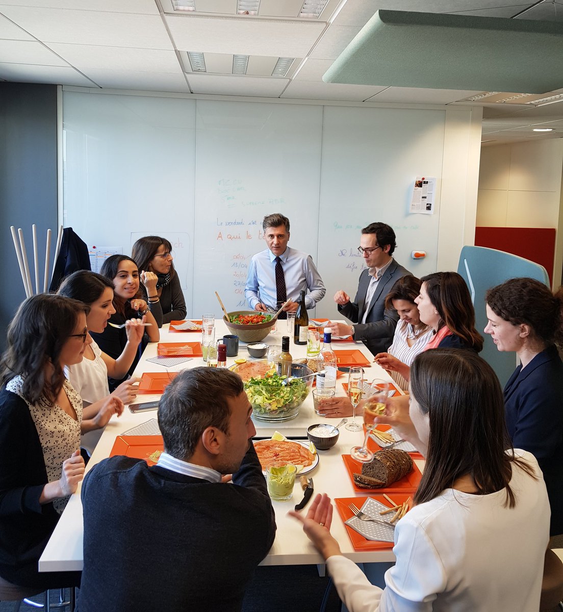 LaurentBabinBx's tweet photo. Merci @ Juliette et Cécile pour ce très sympathique #repasentreprise au cabinet 😉 🙏🏼 à qui le tour dans un mois ? @TGS_Avocats https://t.co/JYR7PowCvt
