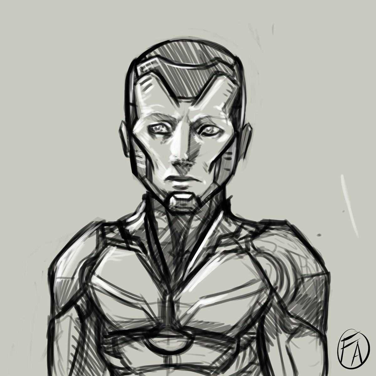 Frarandez's tweet photo. Robot guy #art #robot #scifiart https://t.co/eQi6e4aHxP