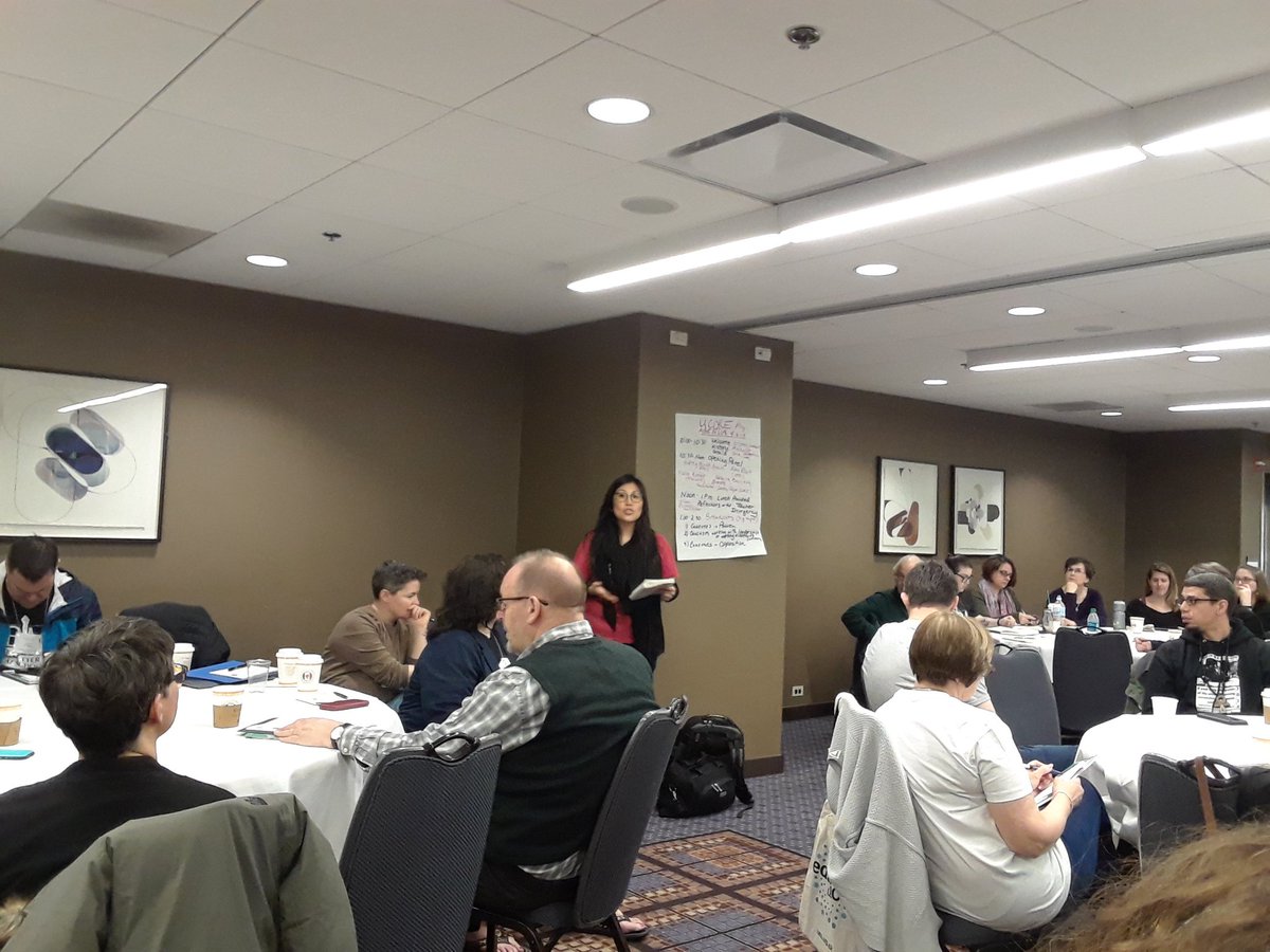 MOREcaucusUFT's tweet image. Jia Lee, MORE member, speaking now at the 2018 @UCOREjustice Conference at @labornotes with our sister caucuses around the world about the goals of social justice unionism- fighting for our teachers, students, and communities ✊ #ln2018