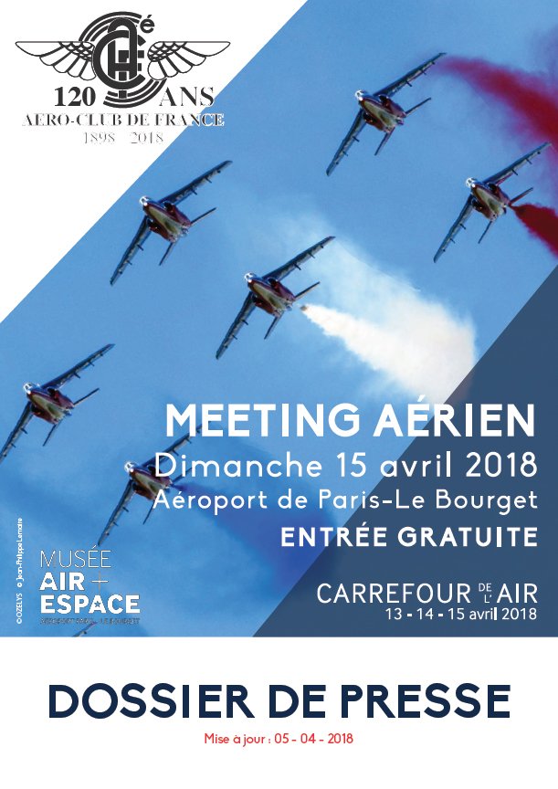 AgenceOzelys's tweet image. #120ansAeCF + #CarrefourAir Communiqué de presse J-10  !
⚠️ Accréditation obligatoire
📝Communiqué : bit.ly/2GCi0Pb
📘Dossier de presse : bit.ly/2HimuHW