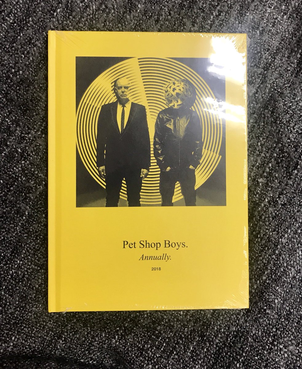 TomAngel1's tweet photo. @petshopboys annually is here. New album next please #petshopboys #annually2018 https://t.co/3k0AAuCU9Z