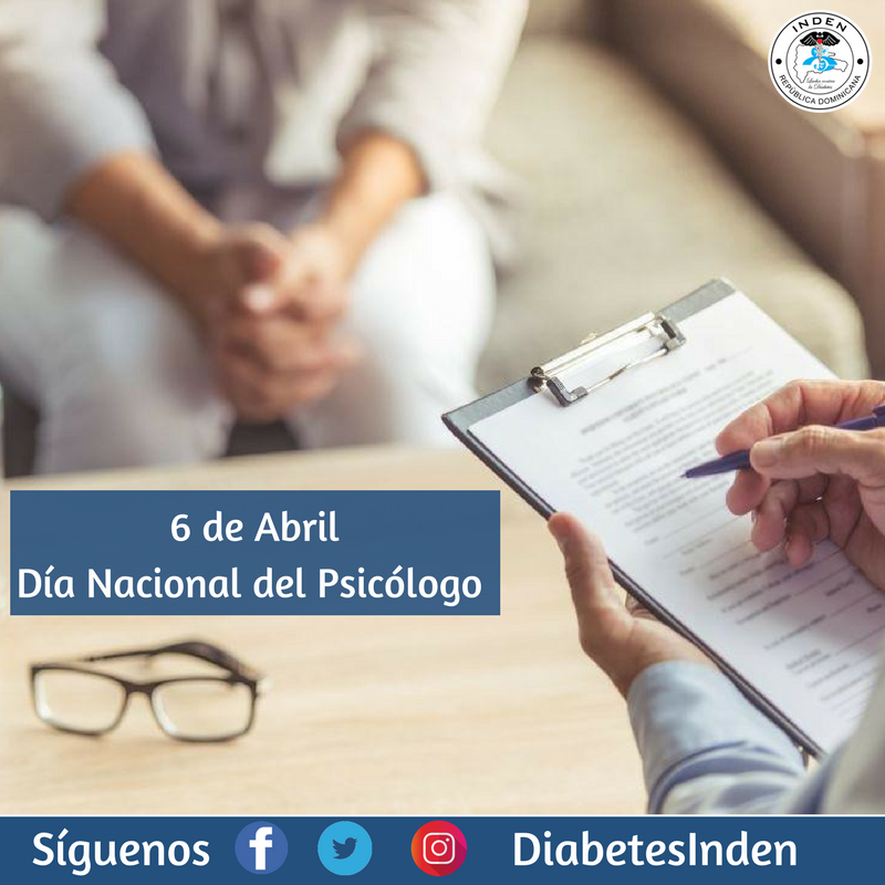 diabetesinden's tweet photo. 6 de Abril: Día Nacional del Psicólogo

El 6 de abril de 1975, es fundada la Asociación Dominicana de Psicología (ADOPSI), fecha elegida por los colegas dominicanos como su Día Nacional, con motivo del cual les extendemos nuestro efusivo saludo.

#DíanacionaldelPsicólogo https://t.co/Yh8hw889eA