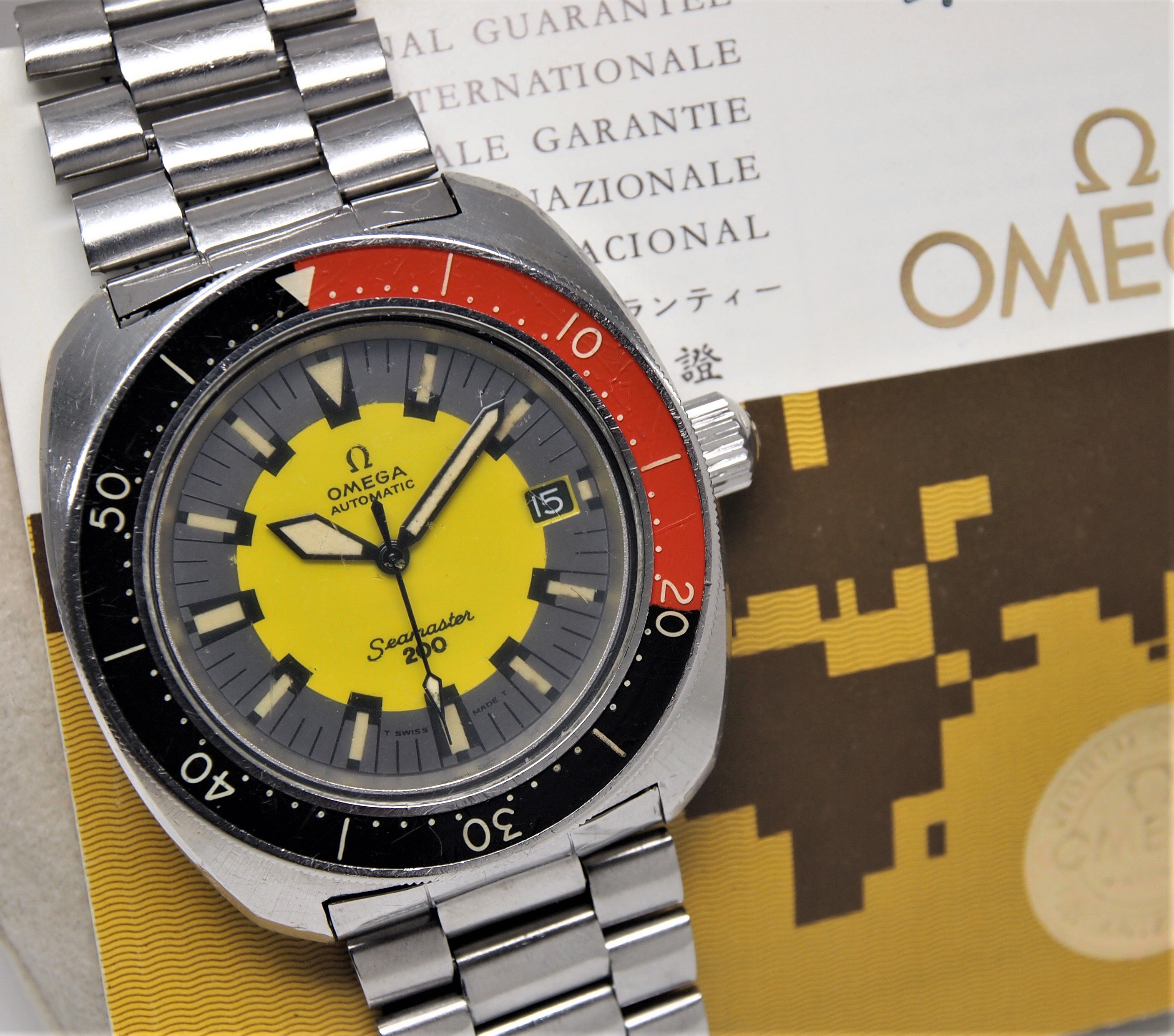 Omega seamaster 200 outlet banana