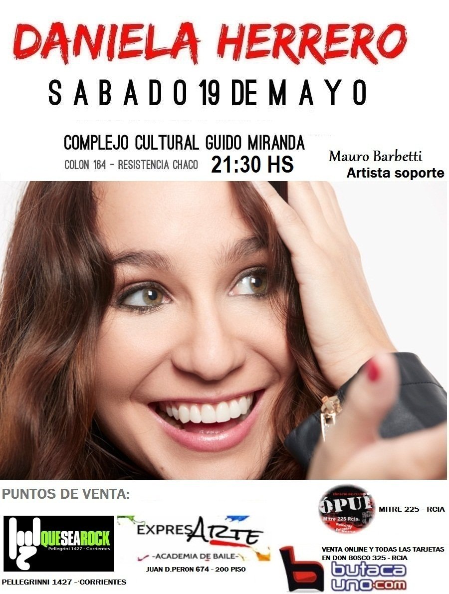 daniherreroINFO's tweet photo. #puntosdeventa #entradas #ticketonline #19deMayo #Resistencia #Chaco https://t.co/LYi9dX6ijE