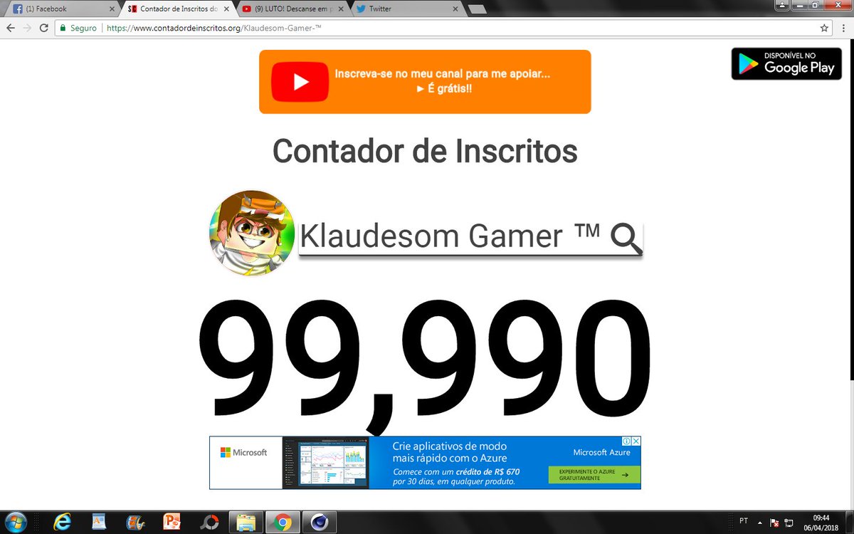 agr falta so mas 10 calma ae maninho 
<a href="/klaudesomGamer/">Klaudesom Felipe</a>