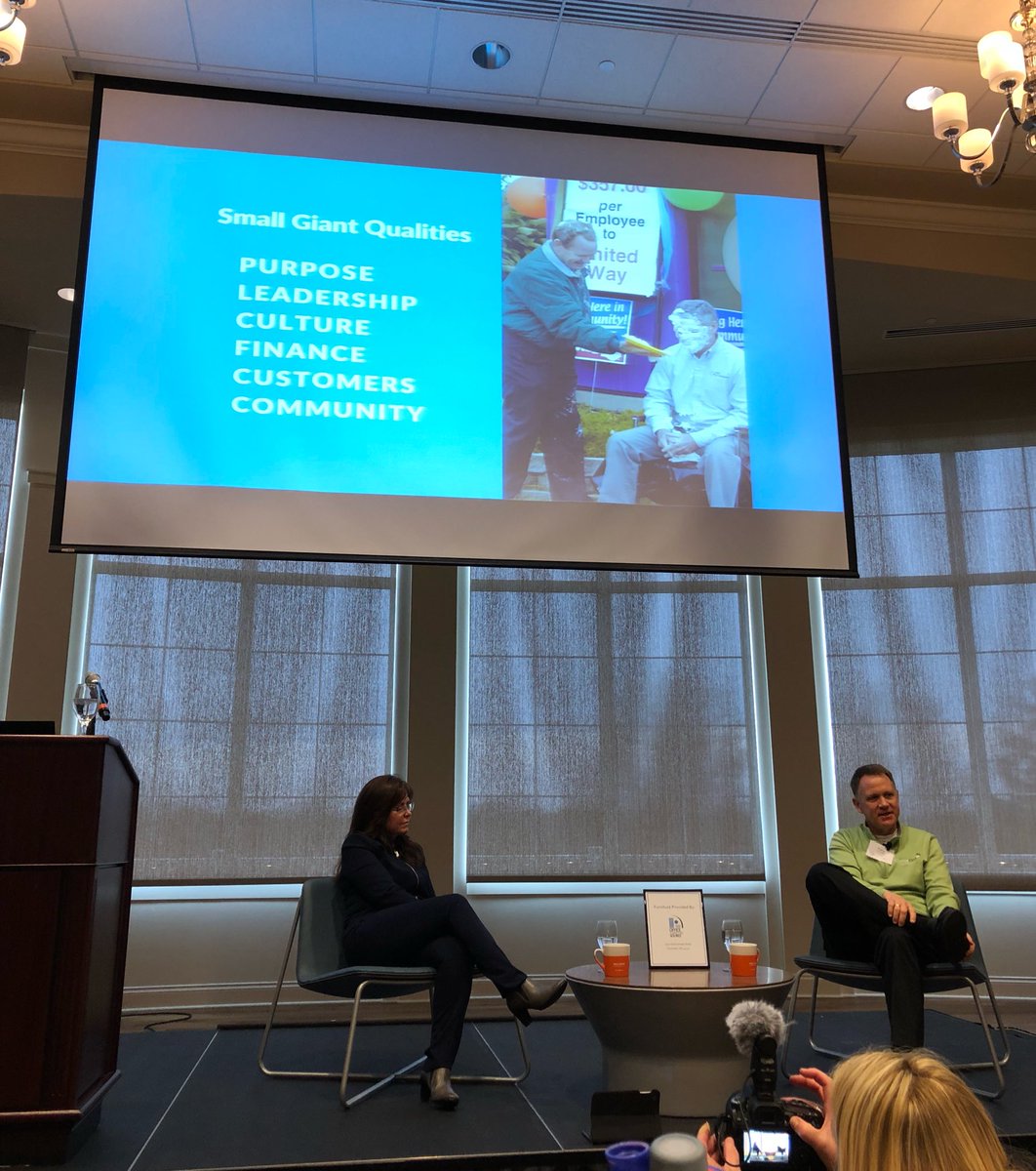 cooperlearns's tweet photo. Tony Schroeder with @choice_one_eng sharing great insights about #culture &amp; #leadership at @EOCincinnati @smallgiantsbuzz networking event #EBCincy @TimRettig https://t.co/XW0MW2ywIi