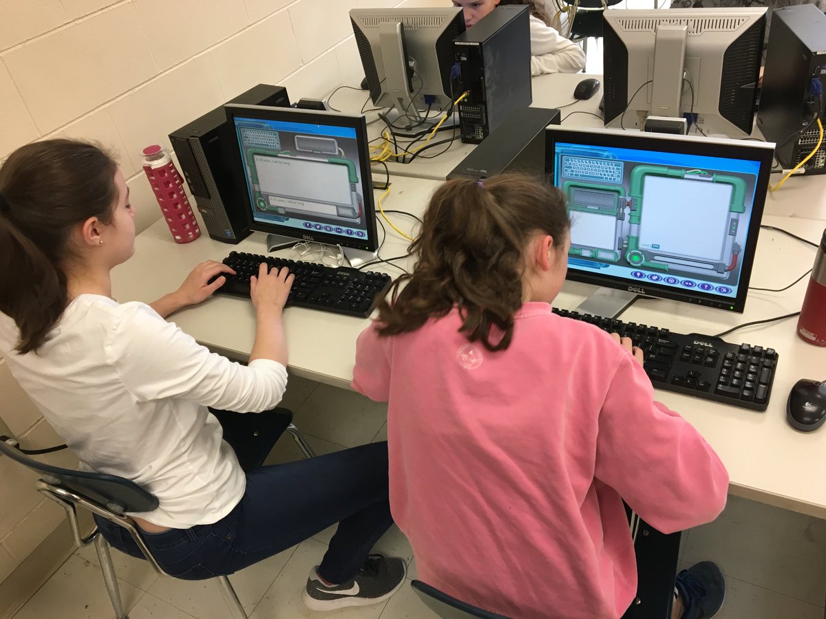 fs_compsci's tweet photo. I chatted with some 6th graders and asked them if they felt better with their typing skills on the MCAS when compared to last year.  They overwhelmingly said "YES!"  Keep on practicing with #TypetoLearn ! #GrowthMindset #FowlerLearns #MaynardLearns https://t.co/qDamCjjdS2