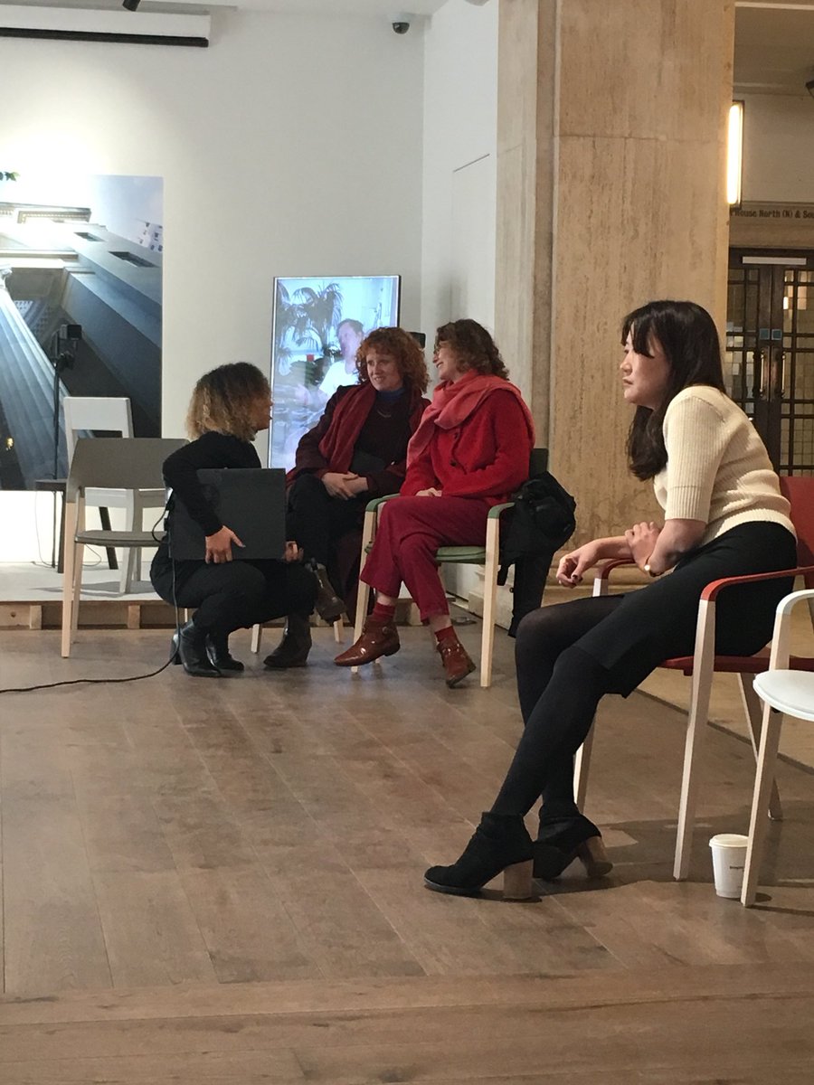 CulturalKings's tweet photo. Discussing sounds, smells and subjectivity in #BushHouseArcade with acclaimed artist #IsabelLewis during her ‘occasion’ On Sympathy until 15.00 today as part of @forarthistory #AnnualConference https://t.co/Bm7MRcf7Lz