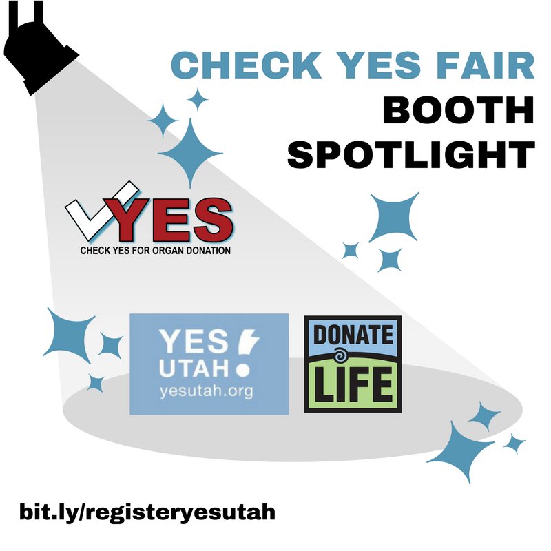 CheckYesUT's tweet image. Donors at our upcoming #CheckYes Fair: @TransplantGames @YesUtah @UofUHealth #nationalkidney foundation @Utah_Eye_Bank.
Come April 10, 10-2pm, @ the #UVU Science Atrium to learn more, get swag &amp;amp; @Sodalicious cookies, &amp;amp; enter our #giveaway!#organdonation #tga18slc #uvunews