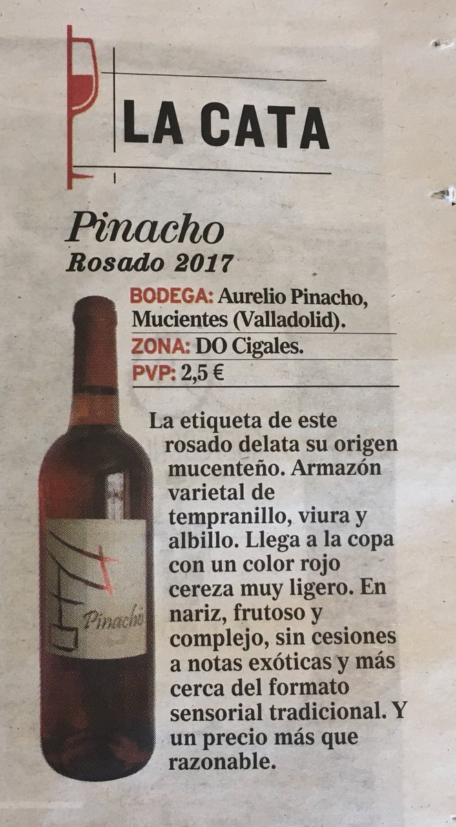 JavierPerezARGI's tweet photo. Como todos los viernes selecciono los tres vinos de la semana en mis #CataJPA en @LaPosadaElMundo de @DiarioCyLMundo https://t.co/VEk7iItORZ