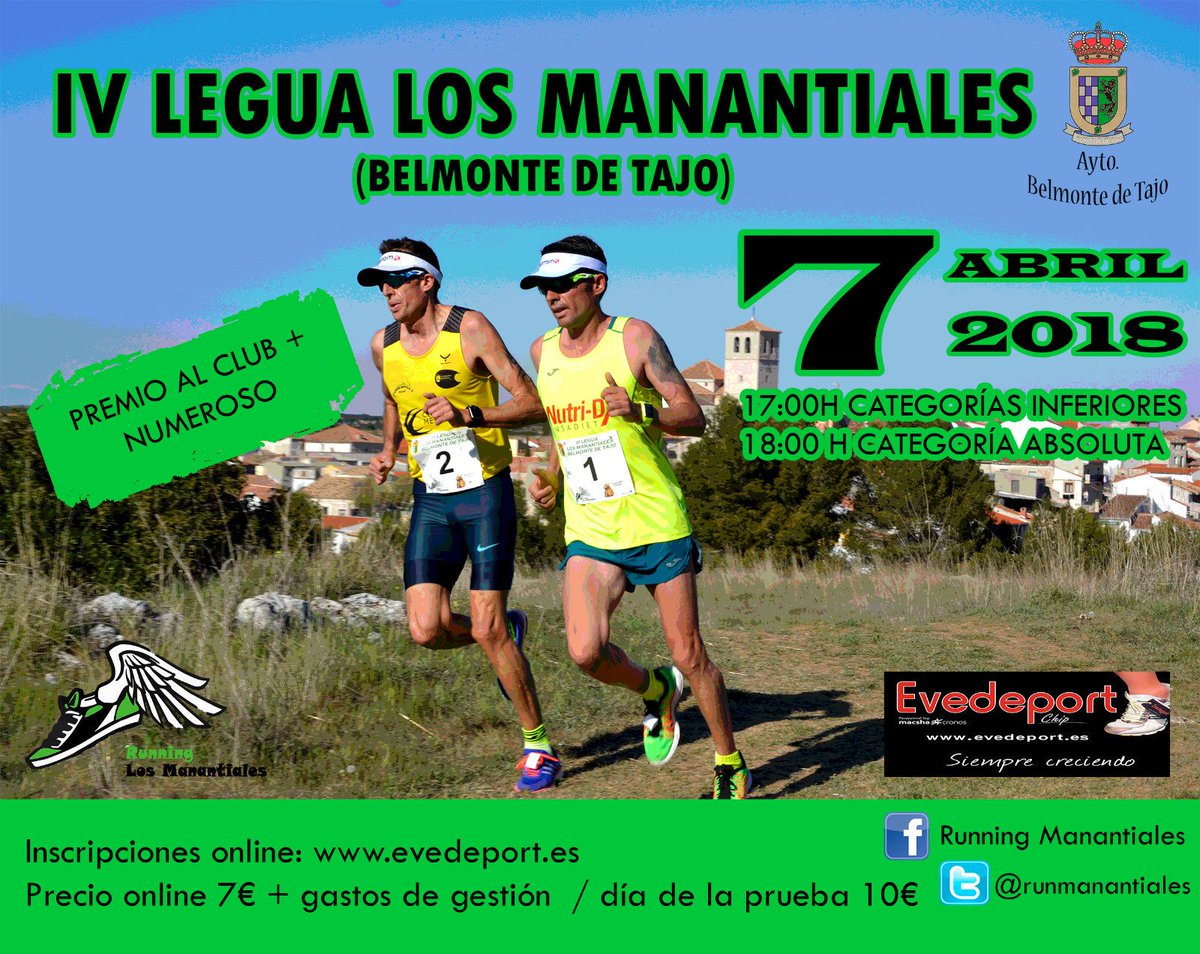 runmanantiales's tweet photo. Celebramos el #DiaInternacionalDelDeporte preparando nuestra Legua para que la disfrutéis mañana 🎉🎉🎉🏃. Os esperamos!!! #RunManantiales #running https://t.co/4dSIBfqF08